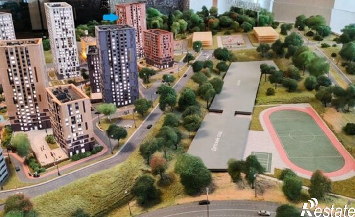 1-комн квартира в новом доме Уфа, улица Рудольфа Нуреева, 36/1