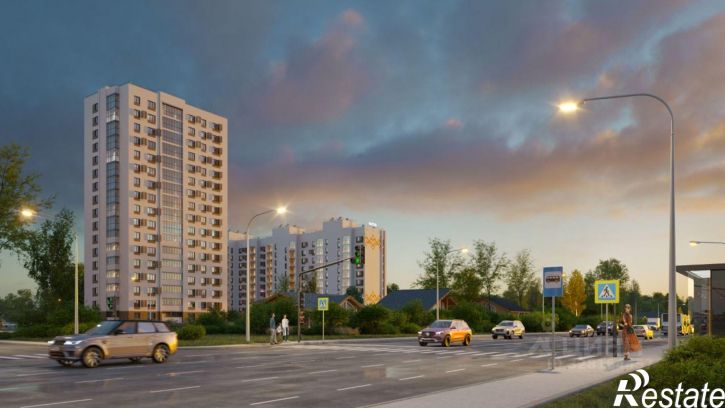 1-комн квартира в новом доме Уфа, улица Ахметова, 296/2