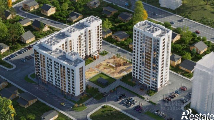 1-комн квартира в новом доме Уфа, улица Ахметова, 296/2