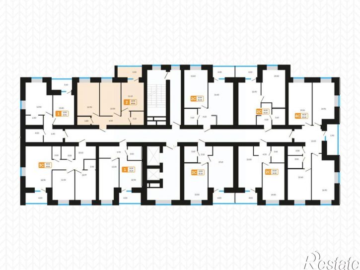 2-комн квартира в новом доме пер Луначарского, 5,  д. 5