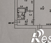2-комн, 46кв м, этаж 2/2 улица Мира, 22